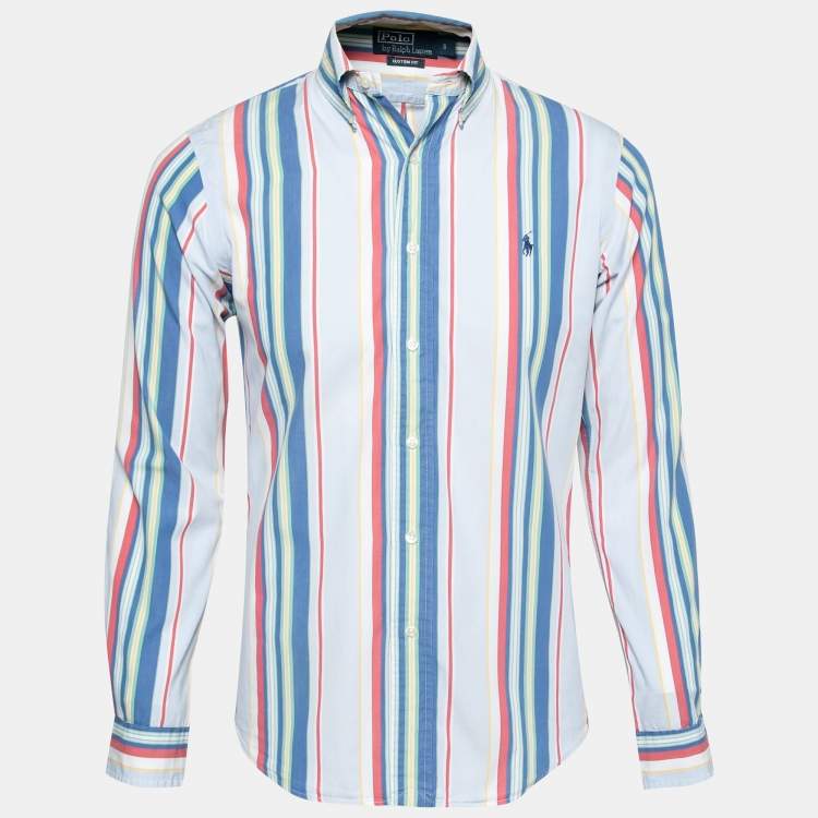 Polo Ralph Lauren Multicolor Striped Cotton Button Down Shirt S Polo Ralph  Lauren