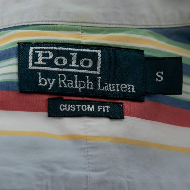 Pre Owned Polo Ralph Lauren Multicolor Striped Cotton Button Down Shirt S