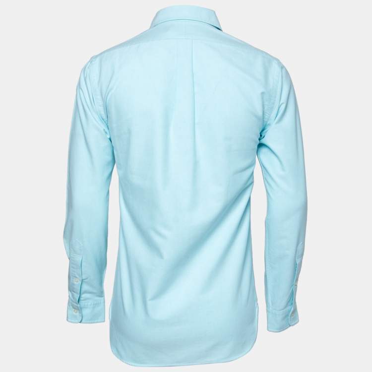 Cotton Long-Sleeved Shirt - Luxury Blue