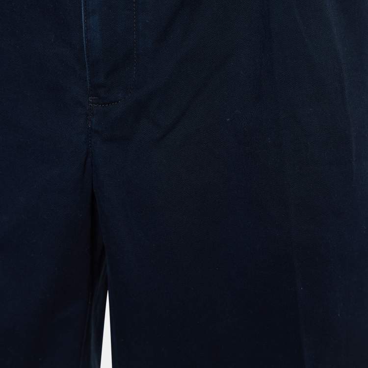 Pre Owned Polo Ralph Lauren Navy Blue Cotton Tyler Shorts 3XL