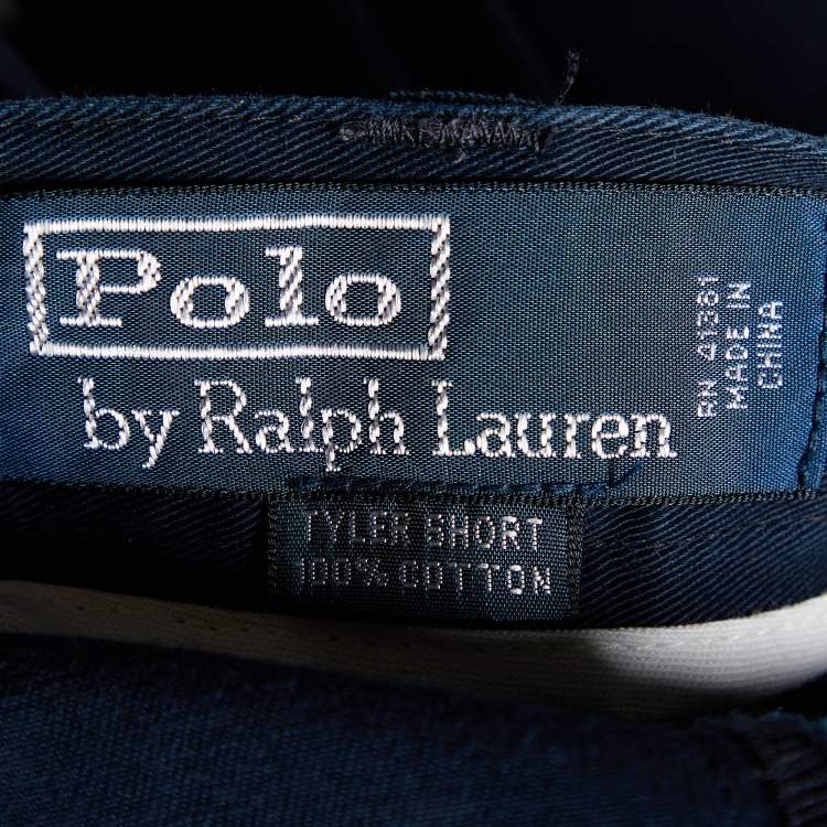Pre Owned Polo Ralph Lauren Navy Blue Cotton Tyler Shorts 3XL