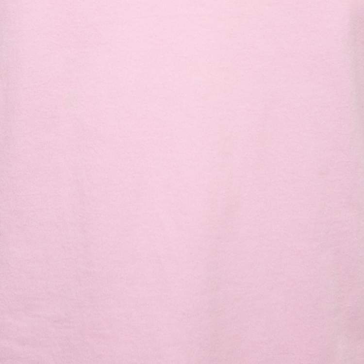Pre Owned Polo Ralph Lauren Light Pink Cotton Custom Slim Fit Half Sleeve T-Shirt M