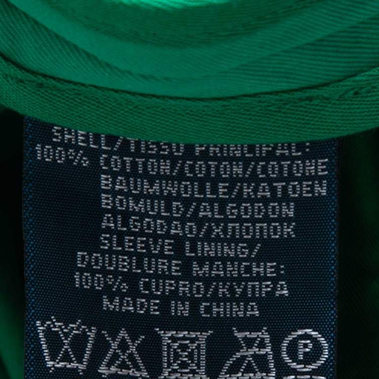Pre Owned Polo Ralph Lauren Green Cotton Single Breasted Sport Jacket XL