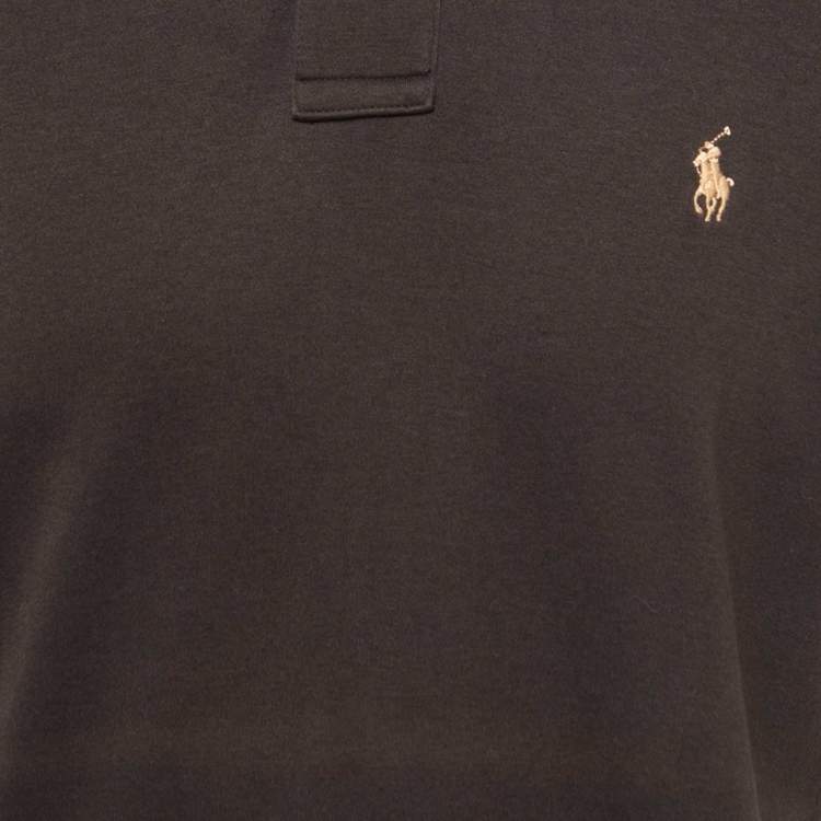 مملوكة مسبقًا Polo Ralph Lauren Brown Cotton Polo T-Shirt M