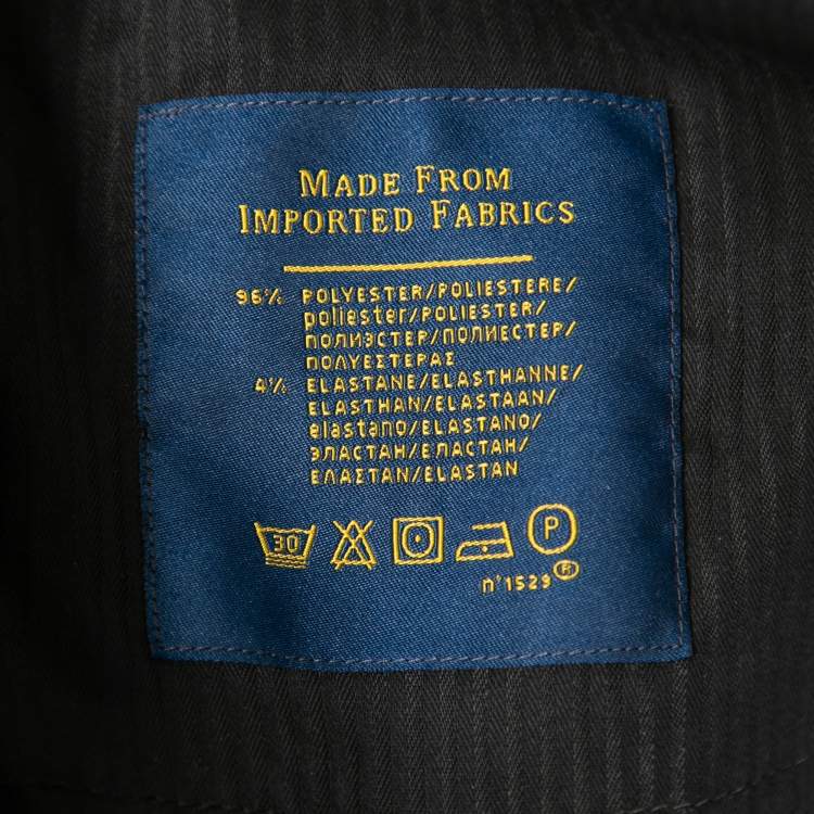 مملوكة مسبقًا Polo Ralph Lauren Black Synthetic Stretch Classic Fit Shorts M