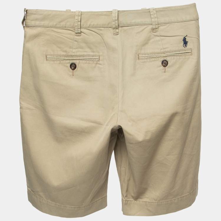 Pre Owned Polo Ralph Lauren Beige Cotton Shorts S