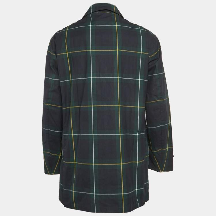 Polo Ralph Lauren Men’s Tartan Plaid P-Wing Track Jacket sold Green Navy LARGE NWT