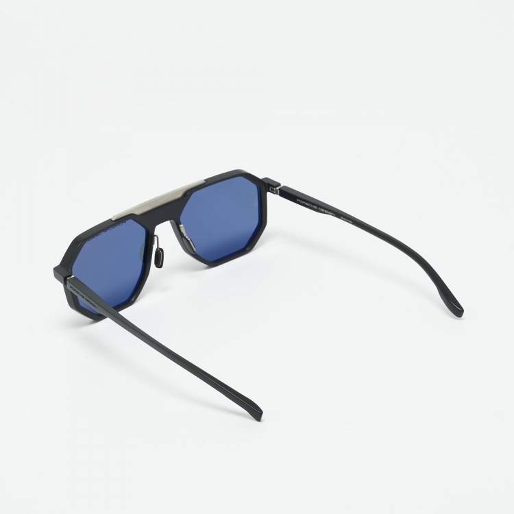Pre Owned Porsche Design Black P'8981 Square Sunglasses