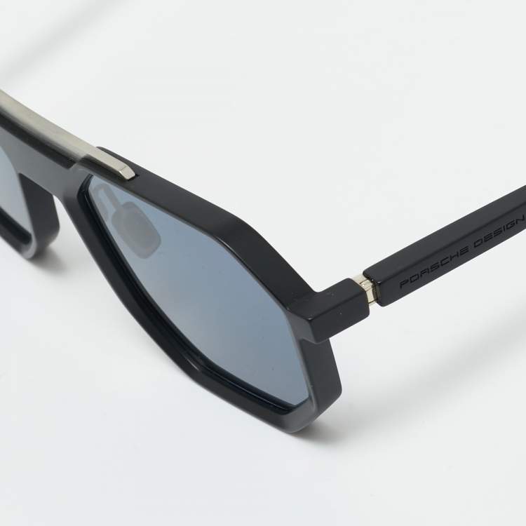 Pre Owned Porsche Design Black P'8981 Square Sunglasses