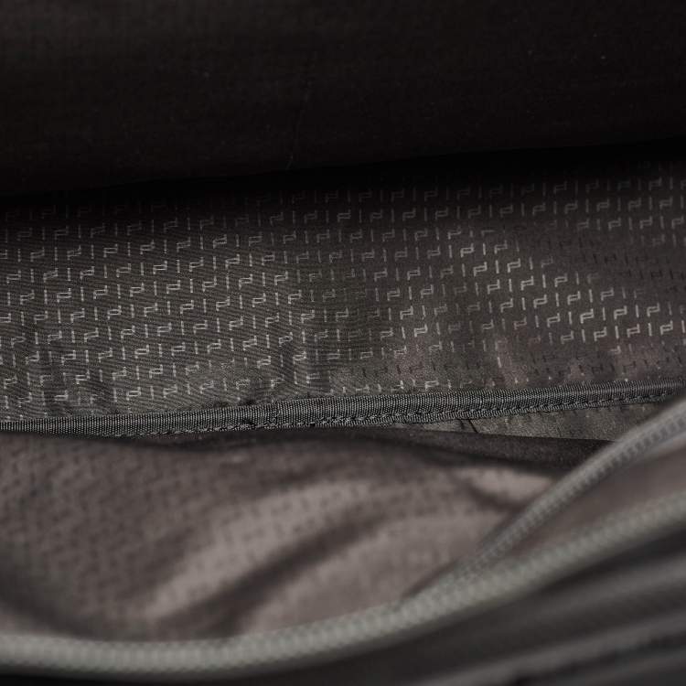 Pre Owned Porsche Design Black Nylon Medium Roadster Briefcase
