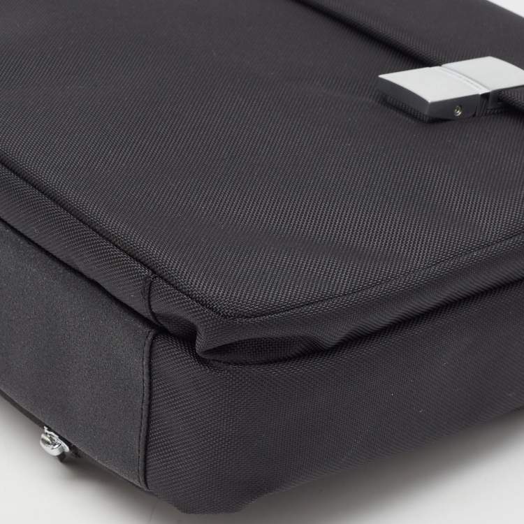 Pre Owned Porsche Design Black Nylon Roadster 3.0 Briefcase