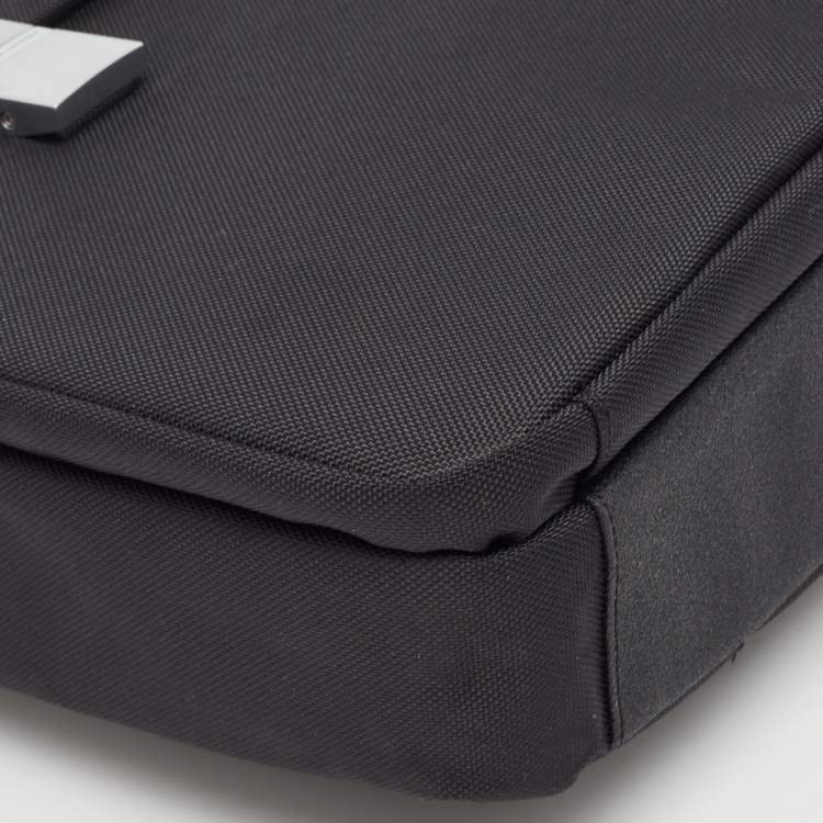 Pre Owned Porsche Design Black Nylon Roadster 3.0 Briefcase