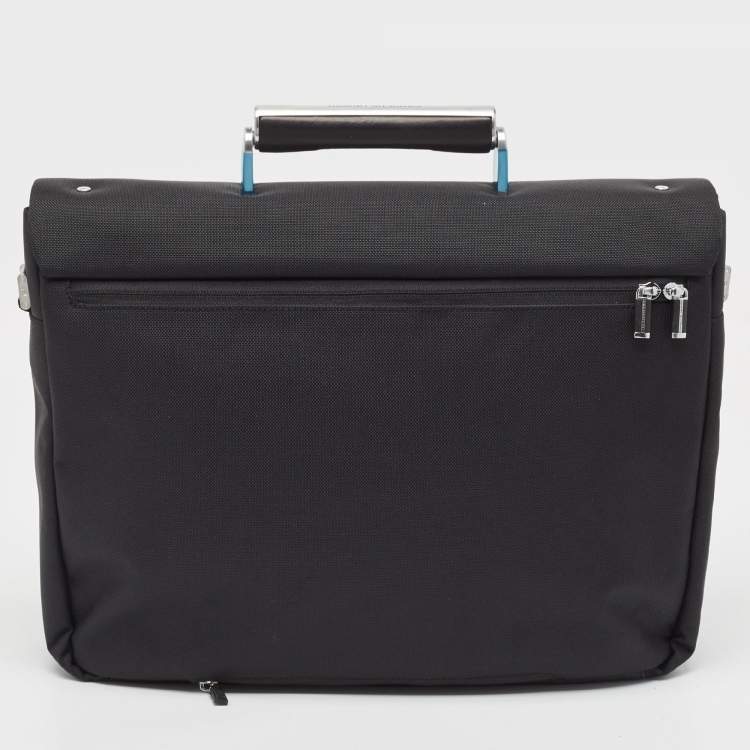 Pre Owned Porsche Design Black Nylon Roadster 3.0 Briefcase