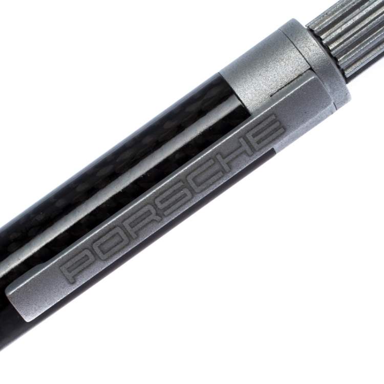 Pre Owned Porsche Design Carbon Composite Silver Tone Ballpoint Pen