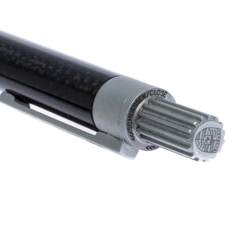 Pre Owned Porsche Design Carbon Composite Silver Tone Ballpoint Pen