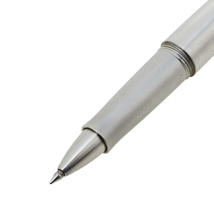 Pre Owned Porsche Design P 3150 Black Leather RollerBall Pen