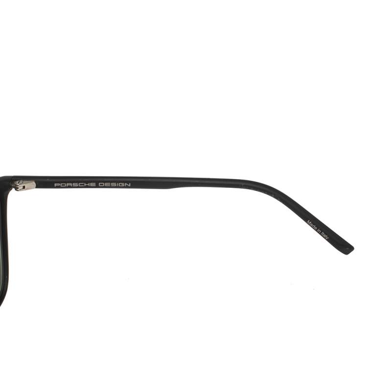 Pre Owned Porsche Design Black Acetate P8612 Square Sunglasses