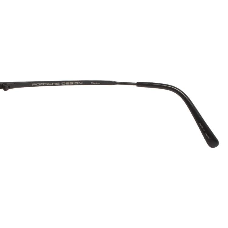 Pre Owned Porsche Design Black/Green P'8478 Mirrored Aviator Sunglasses