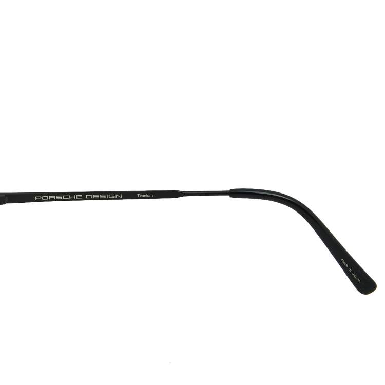 Pre Owned Porsche Design Black/Blue P'8478 Aviator Sunglasses
