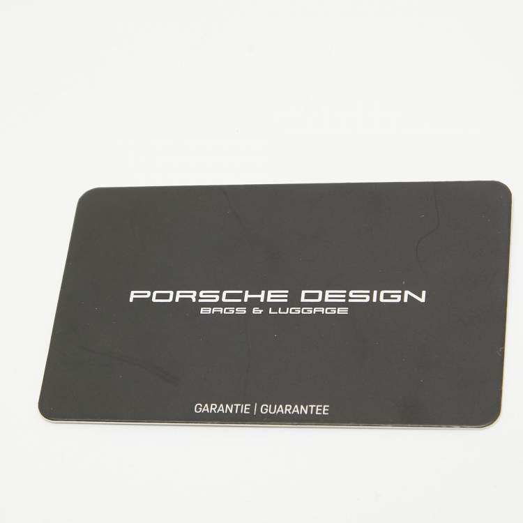 Pre Owned Porsche Design Black Carbon Fabric Small Briefcase
