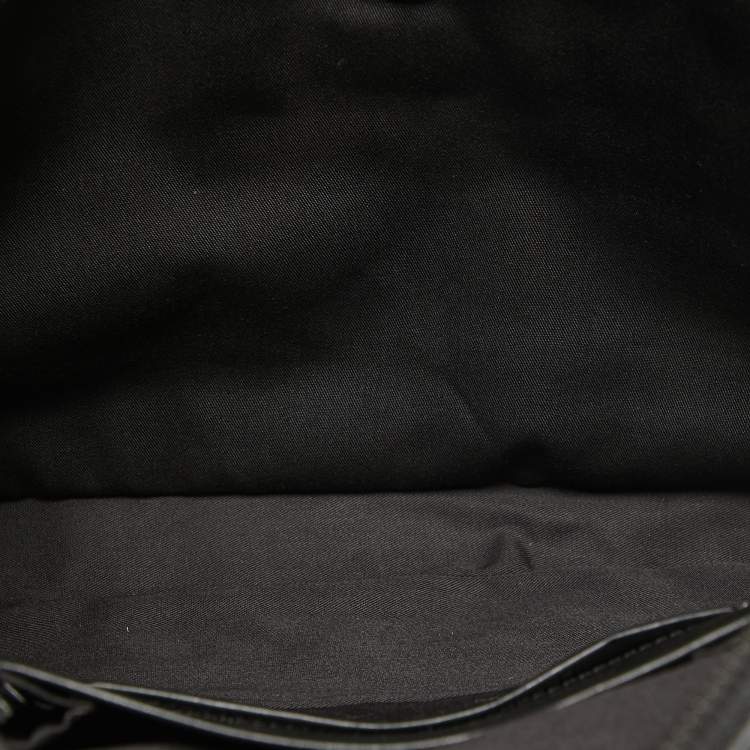 Pre Owned Porsche Design Black Carbon Fabric Small Briefcase