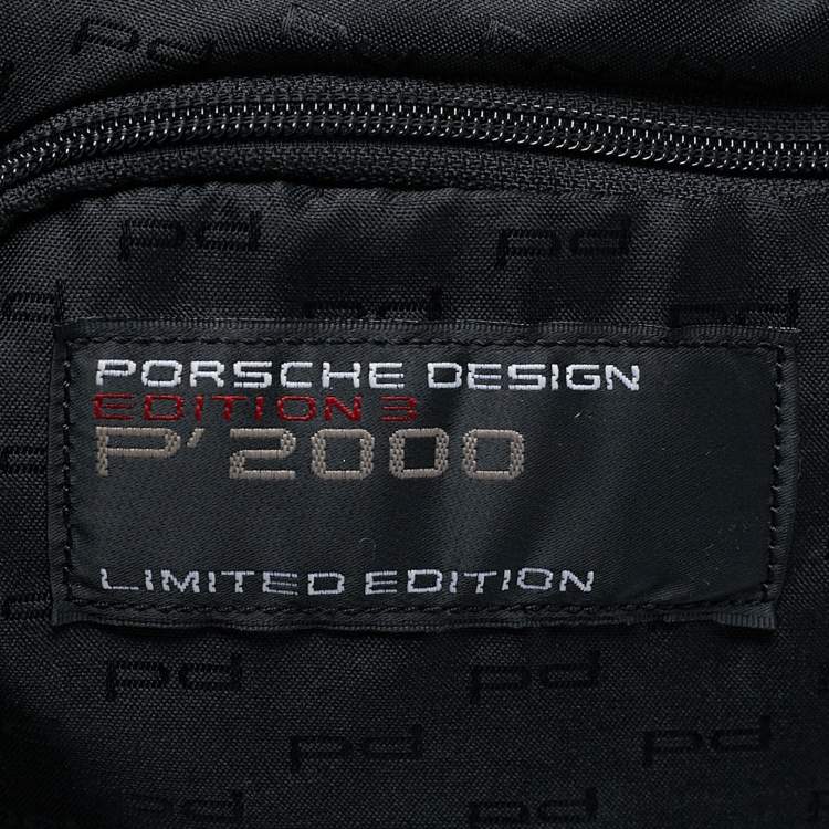 Pre Owned Porsche Design Black Nylon Limited Edition P'2000 Trolley