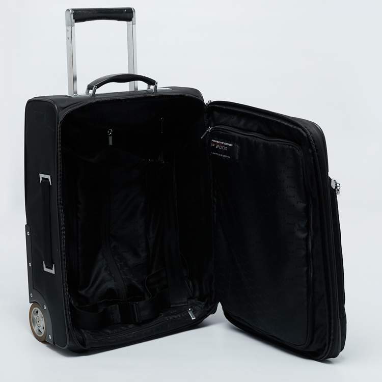Pre Owned Porsche Design Black Nylon Limited Edition P'2000 Trolley