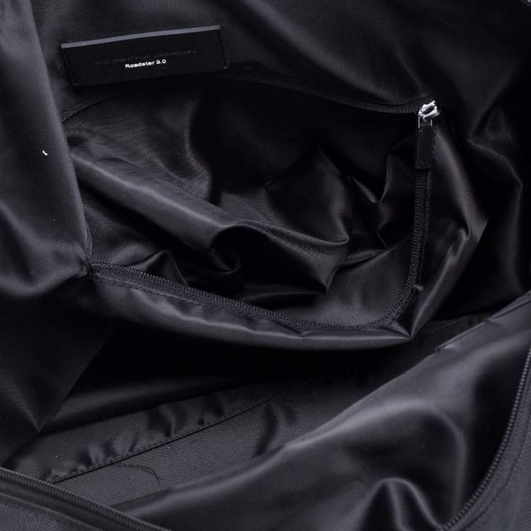 Pre Owned Porsche Design Black Nylon Roadster 3.0 Weekender Duffel Bag