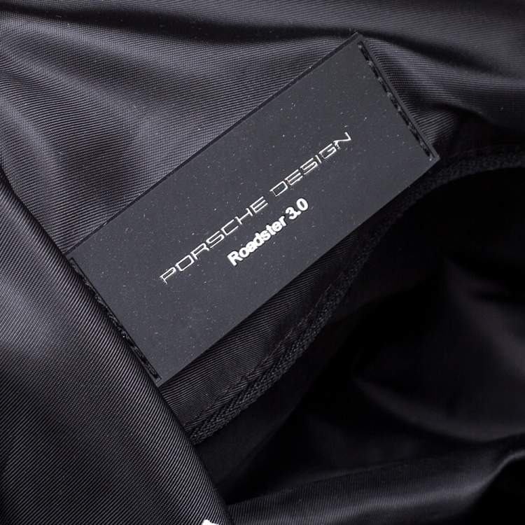 Pre Owned Porsche Design Black Nylon Roadster 3.0 Weekender Duffel Bag