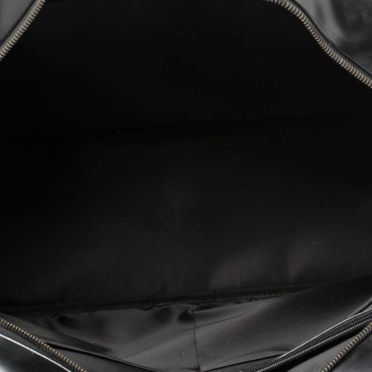 Pre Owned Porsche Design Black Leather Business Briefcase Bag