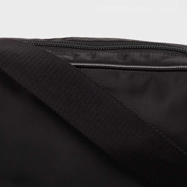 Pre Owned Prada Black Nylon Bandoliera Crossbody Bag