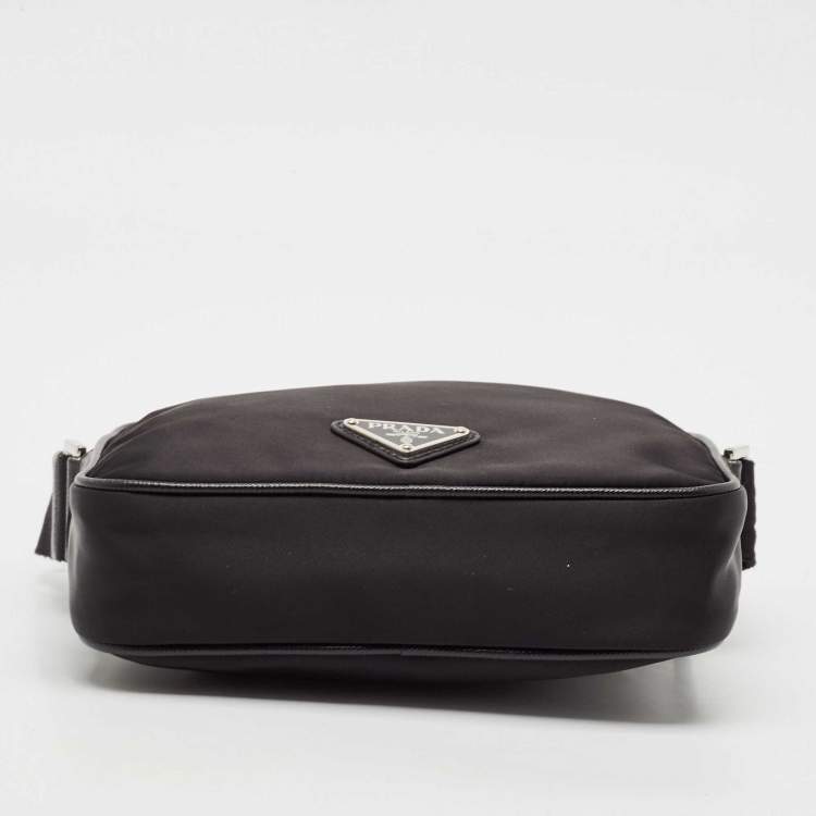 Pre Owned Prada Black Nylon Bandoliera Crossbody Bag