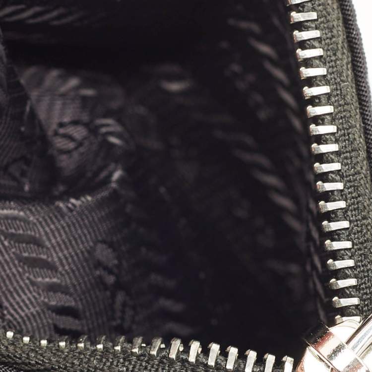 Pre Owned Prada Black Nylon Pouch Set of 2