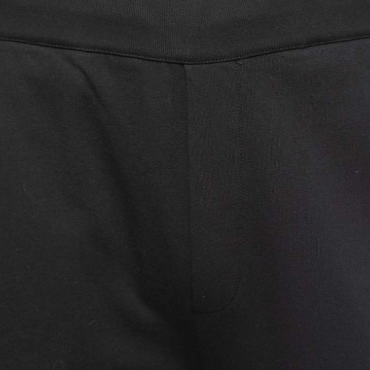 Pre Owned Prada Black Cotton Jogger Pants M