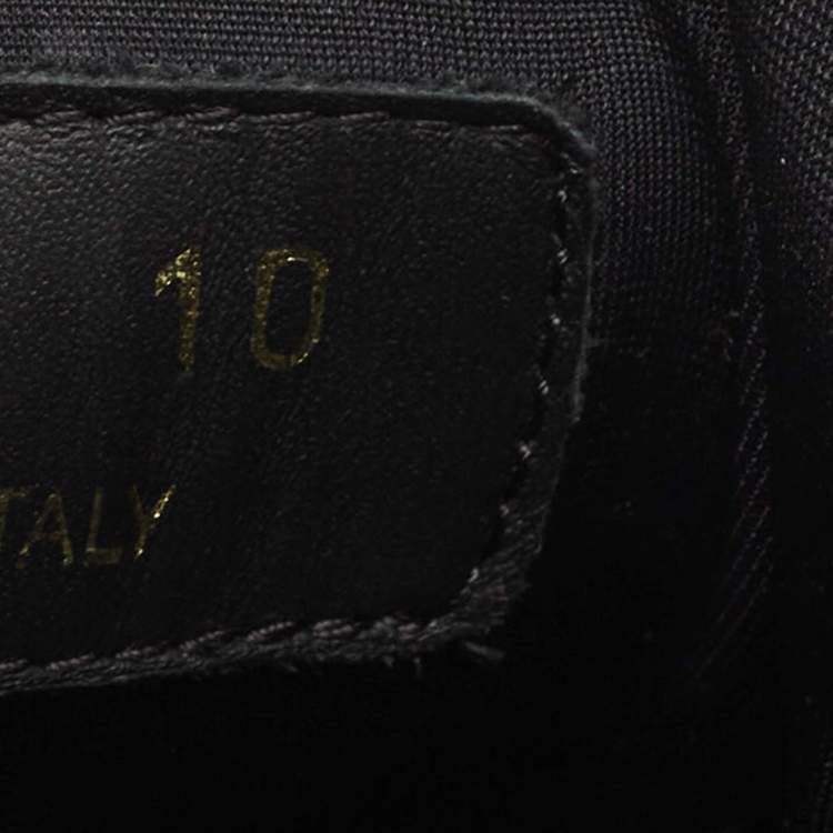 Pre Owned Prada Black Fabric and Rubber Cloudbust Sneakers Size 44