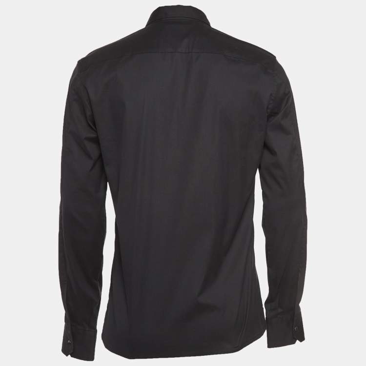 Pre Owned Prada Sport Black Cotton Blend Zipper Jacket L