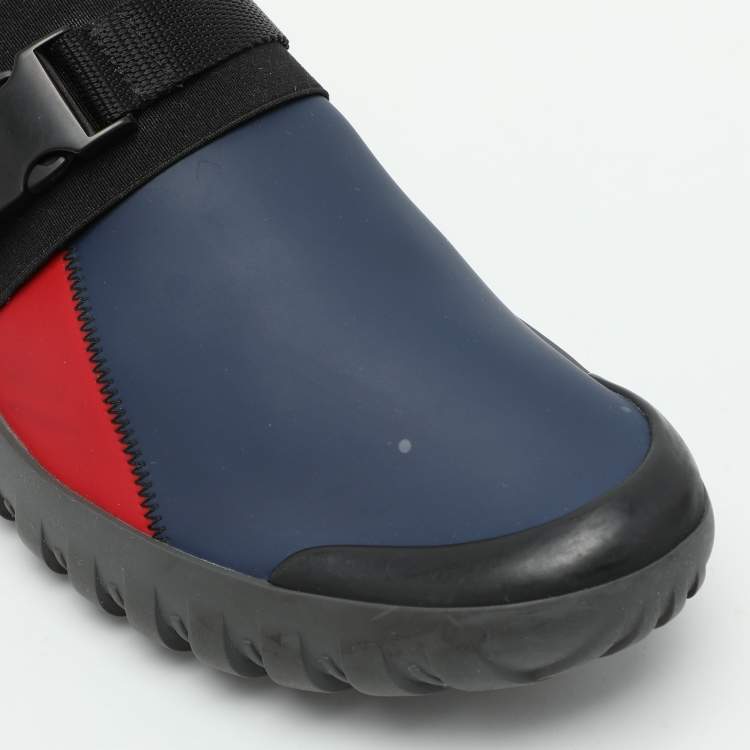Pre Owned Prada Sport Multicolor Nylon Slip On Sneakers Size 42.5