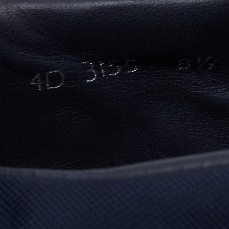 Pre Owned Prada Sport Navy Blue Fabric Slip On Sneakers Size 42.5 