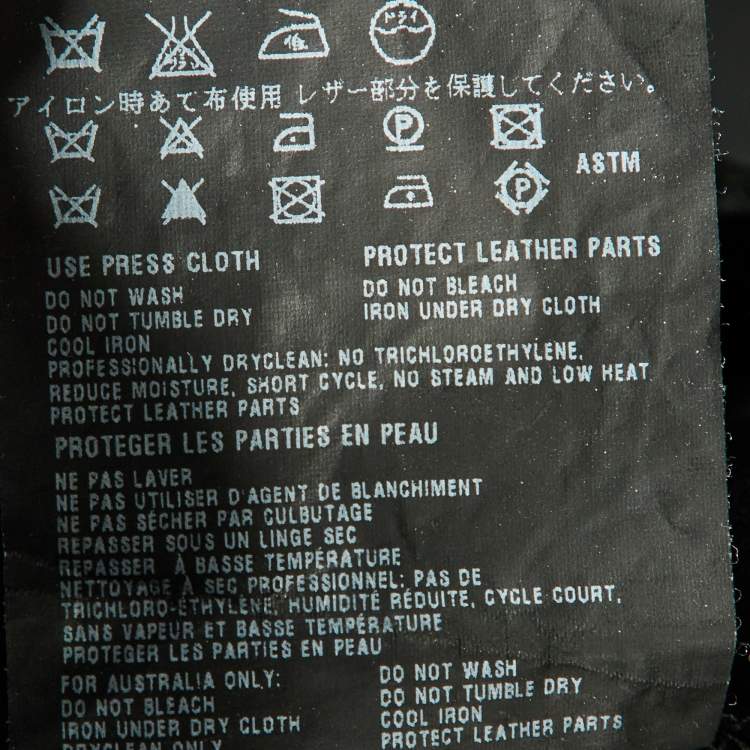 Pre Owned Prada Black Corduroy Regular Fit Pants XL