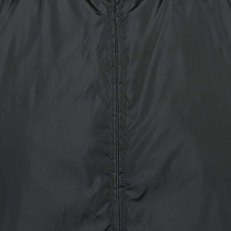Pre Owned Prada Sport Black Nylon Zip-Up Jacket XXL