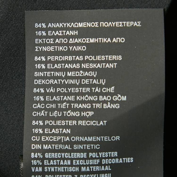 Pre Owned Prada Sport Black Double Jersey Hoodie XL