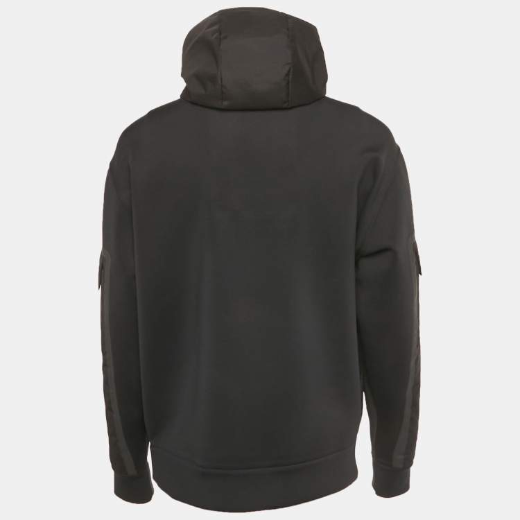 Pre Owned Prada Sports Black Technical Jersey Beyond The Line Jacket XXL