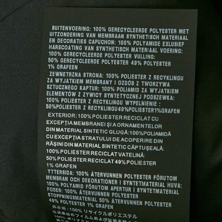 Pre Owned Prada Sport Black Light Technical Fabric Vest L