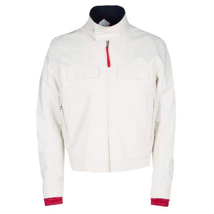 white prada jacket