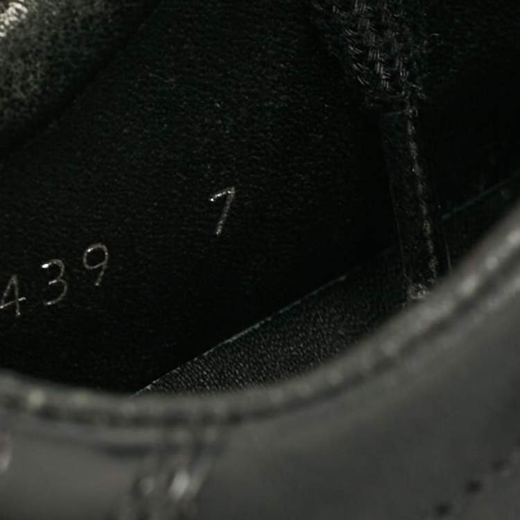 Pre Owned Prada Sport Black Leather Low Top Sneakers Size 41