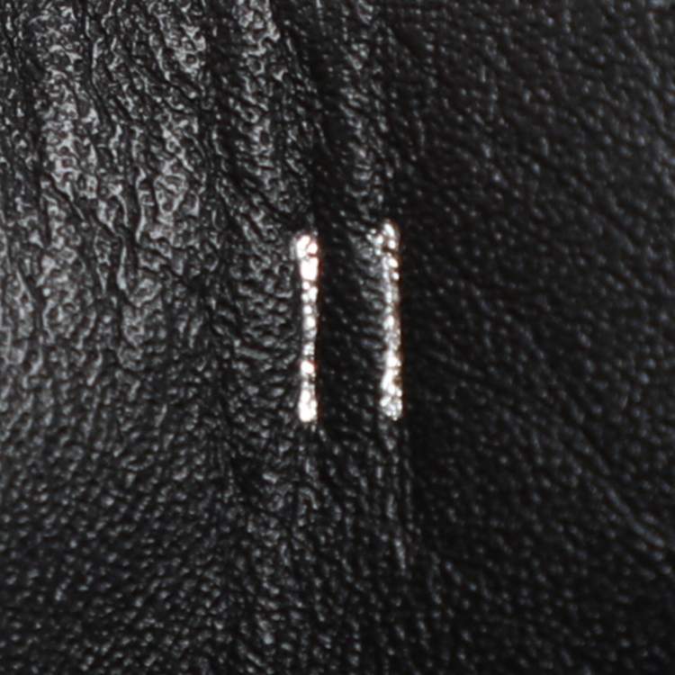 Pre Owned Prada Sports Black Leather Scrunch Slip On Sneakers Size 45
