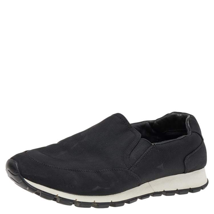 Prada Sport Black Nylon Slip on Sneakers Size 40.5 Prada | TLC