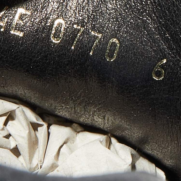 Pre Owned Prada Sport Black Leather Low Top Sneakers Size 40