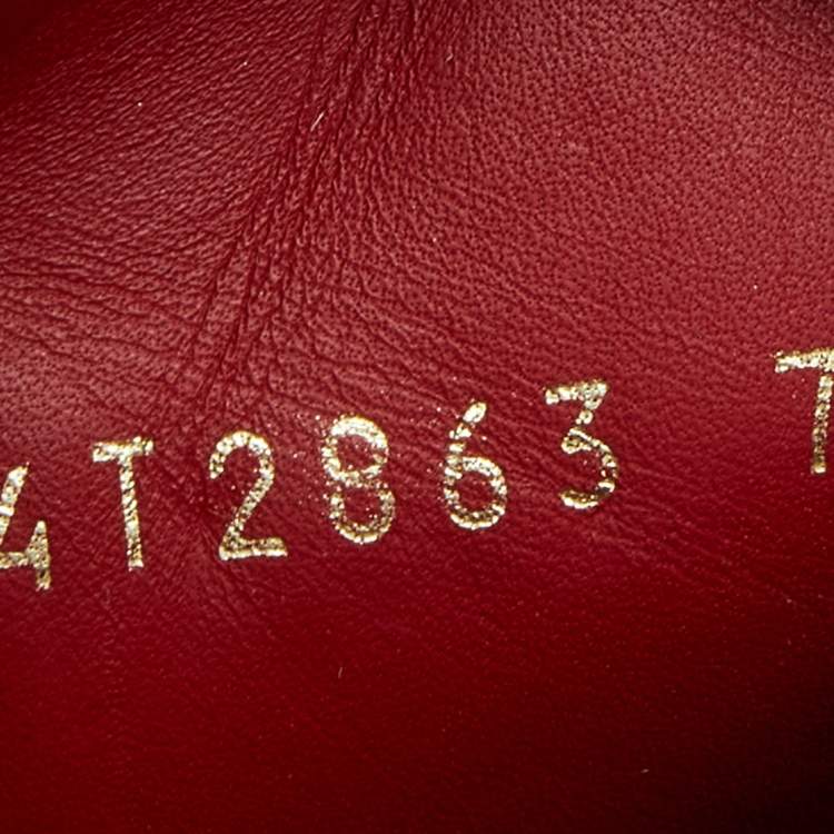 Pre Owned Prada Sport Red Leather High Top Sneakers Size 41