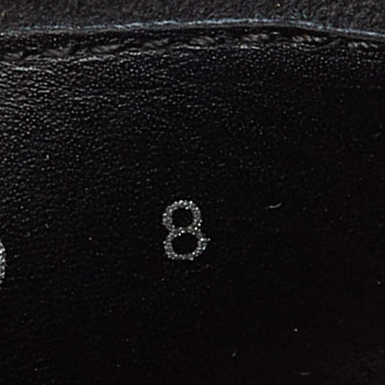 Pre Owned Prada Sport Grey Leather Brogue-Oxford Sneakers Size 42
